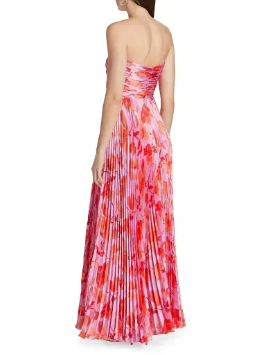 As It May Women's Nora Printed Satin Gown | Thumbnail 5 As It May Women's Nora Printed Satin Gown | Thumbnail 5