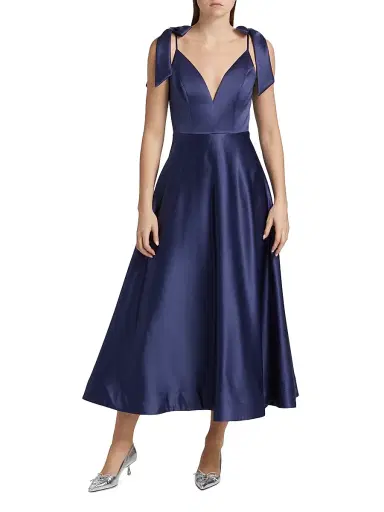 As It May Women's Paula Satin Midi-Dress | Thumbnail 3 As It May Women's Paula Satin Midi-Dress | Thumbnail 3
