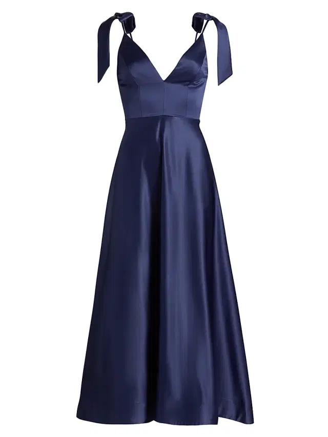 As It May Women's Paula Satin Midi-Dress
