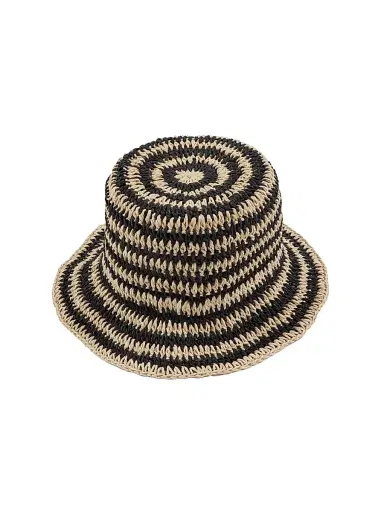 Eugenia Kim Women's Jonah Striped Crochet Bucket Hat - Natural Black | Thumbnail 7 Eugenia Kim Women's Jonah Striped Crochet Bucket Hat - Natural Black | Thumbnail 7