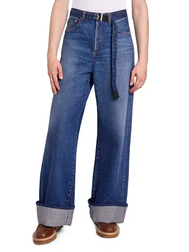 Sacai Men's Levi's x Rolled Wide-Leg Jeans | Thumbnail 3 Sacai Men's Levi's x Rolled Wide-Leg Jeans | Thumbnail 3