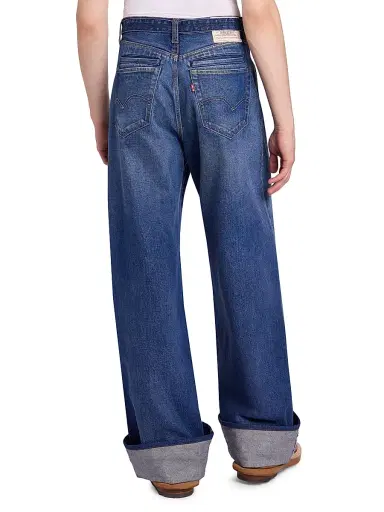 Sacai Men's Levi's x Rolled Wide-Leg Jeans | Thumbnail 5 Sacai Men's Levi's x Rolled Wide-Leg Jeans | Thumbnail 5