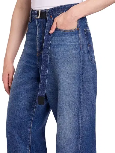 Sacai Men's Levi's x Rolled Wide-Leg Jeans | Thumbnail 6 Sacai Men's Levi's x Rolled Wide-Leg Jeans | Thumbnail 6