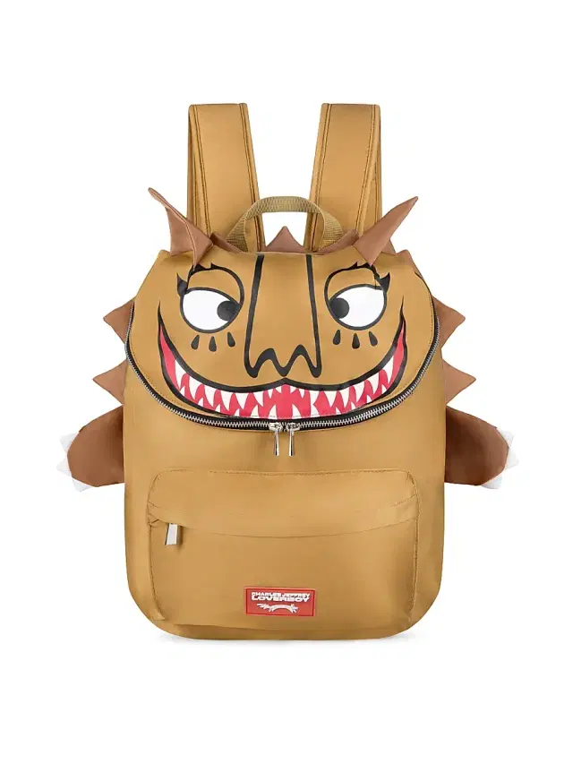 Charles Jeffrey Loverboy Men's Lion Nylon Backpack - Beige