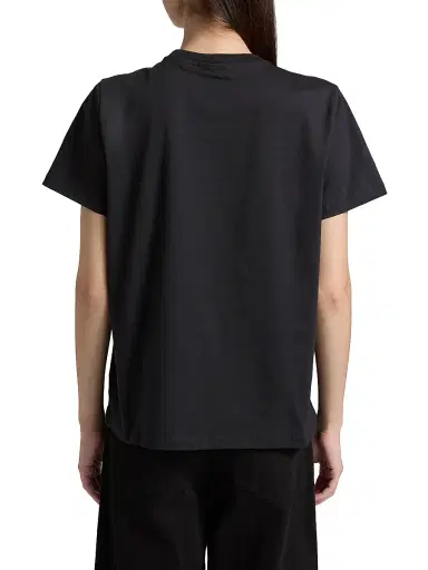 Ganni Women's Banana Relaxed Cotton T-Shirt - Phantom - Size Medium | Thumbnail 5