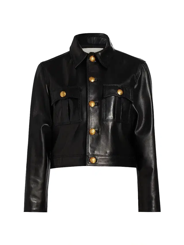 BLK DNM Women's Leather Jacket 7 - Black