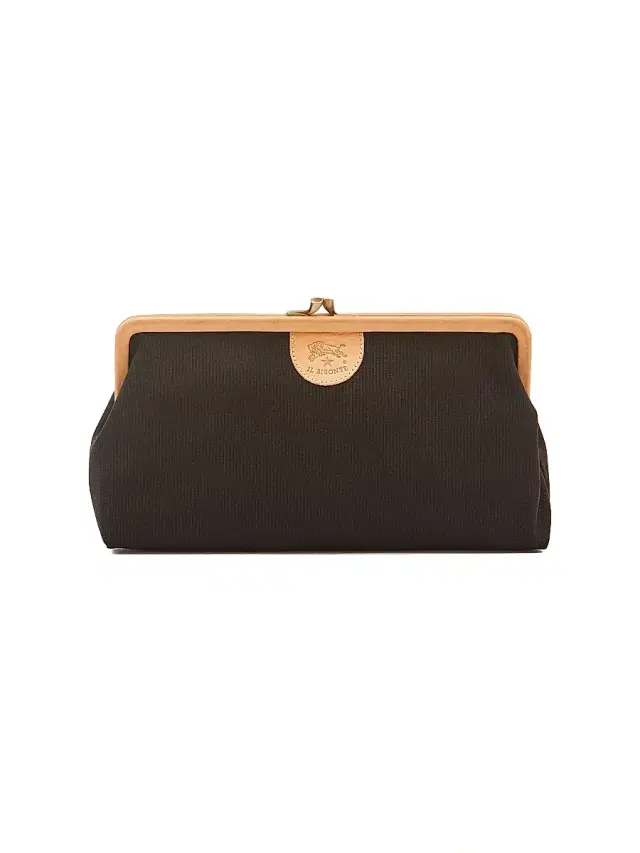 Women's Classic Canvas Clutch - Nero Gold