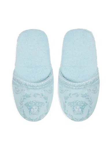 Versace Women's Heart Baroque Slippers | Thumbnail 1