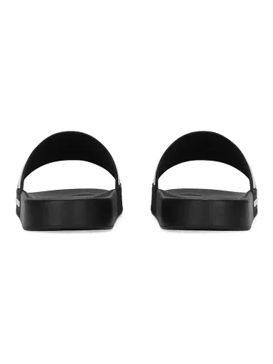 Dolce & Gabbana Men's Logo Slide Sandals - Black White - Size 15 | Thumbnail 3 Dolce & Gabbana Men's Logo Slide Sandals - Black White - Size 15 | Thumbnail 3
