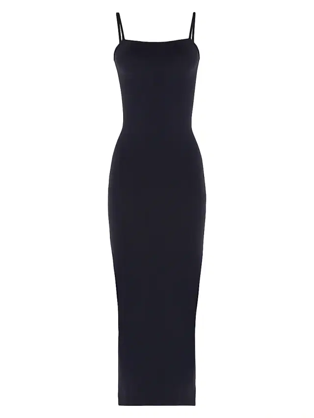Women's Strap Fatal Tube Midi-Dress - Black