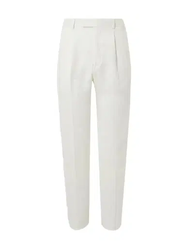 Zegna Straight-Leg Pleated Linen-Twill Trousers - Men | Thumbnail 1 Zegna Straight-Leg Pleated Linen-Twill Trousers - Men | Thumbnail 1
