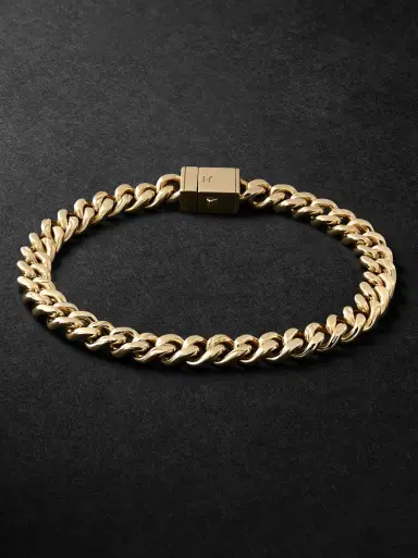 John Hardy Rhodium-Plated 14-Karat Gold Chain Bracelet - Men | Thumbnail 1 John Hardy Rhodium-Plated 14-Karat Gold Chain Bracelet - Men | Thumbnail 1