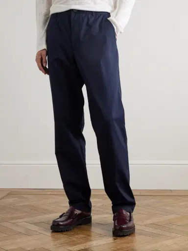 Oliver Spencer Ashdown Straight-Leg Cotton-Twill Trousers - Men | Thumbnail 3