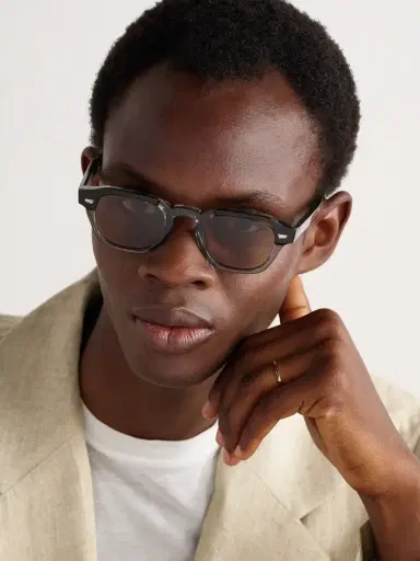 Cutler and Gross Round-Frame Acetate and Silver-Tone Sunglasses - Men | Thumbnail 2 Cutler and Gross Round-Frame Acetate and Silver-Tone Sunglasses - Men | Thumbnail 2