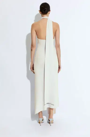 Lapointe Matte Viscose Halterneck Dress | Thumbnail 3