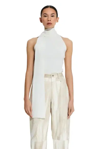 Lapointe Matte Viscose Halterneck Top | Thumbnail 1