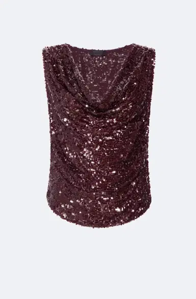 LAPOINTE Sequin Cowl Neck Top | Thumbnail 4 LAPOINTE Sequin Cowl Neck Top | Thumbnail 4