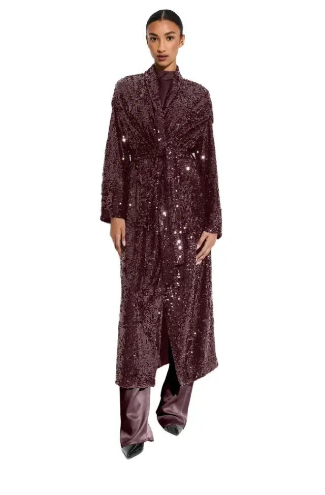 LAPOINTE Sequin Duster Coat