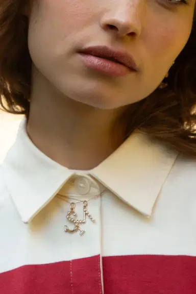 MONICA RICH KOSANN Diamond Initial Necklace - M | Thumbnail 2 MONICA RICH KOSANN Diamond Initial Necklace - M | Thumbnail 2