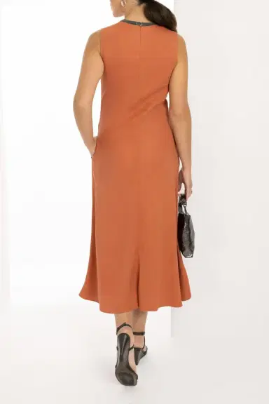 Brunello Cucinelli Fluid Midi Dress | Thumbnail 4