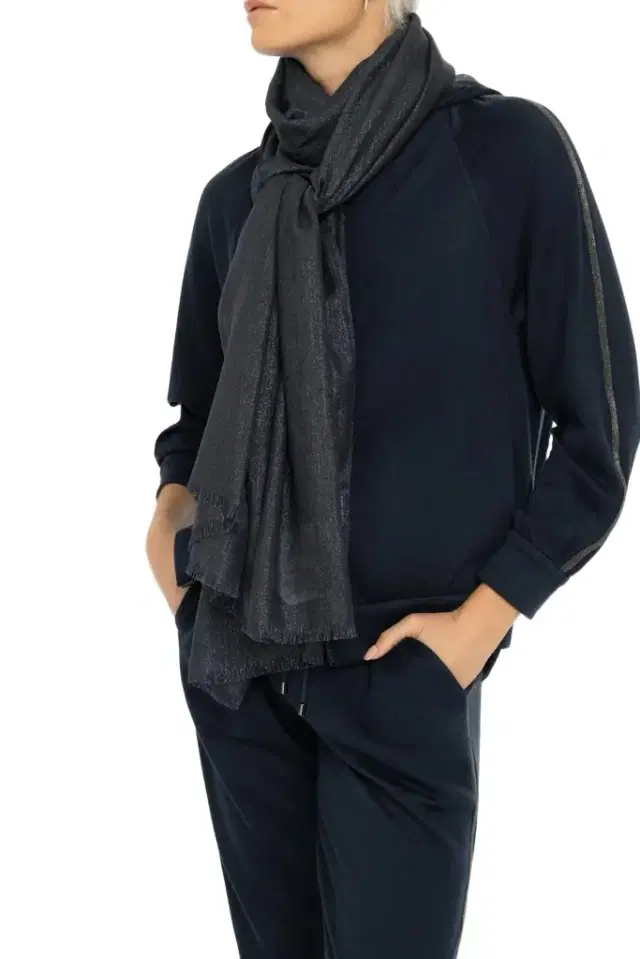 Brunello Cucinelli Lurex Scarf - Abisso