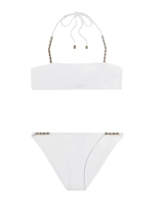 Sparkling Chain-trimmed Bikini