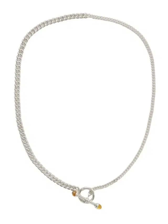 Loren Stewart Scout Barbell Sterling Silver Citrine Necklace