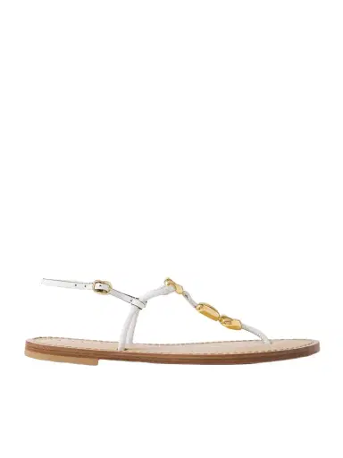 AMANU The Nairobi Embellished Leather Sandals | Thumbnail 1 AMANU The Nairobi Embellished Leather Sandals | Thumbnail 1