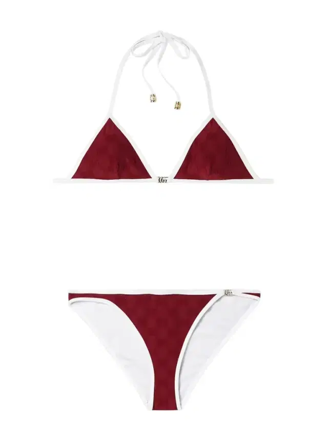 Embellished Flocked Bikini