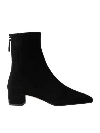 Aquazzura Saint Honoré 35 Suede Ankle Boots | Thumbnail 1 Aquazzura Saint Honoré 35 Suede Ankle Boots | Thumbnail 1