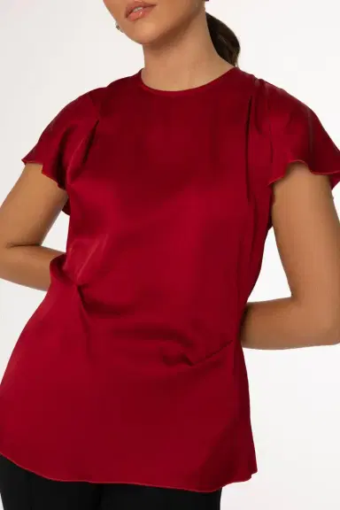 Victoria Beckham Draped Detail Top | Thumbnail 3 Victoria Beckham Draped Detail Top | Thumbnail 3
