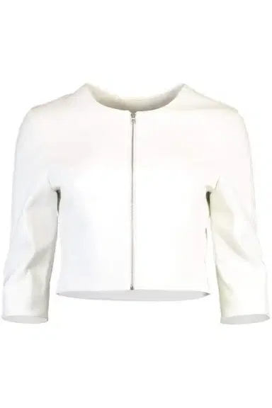 SUSAN BENDER Stretch Leather Cardigan Jacket | Thumbnail 1 SUSAN BENDER Stretch Leather Cardigan Jacket | Thumbnail 1