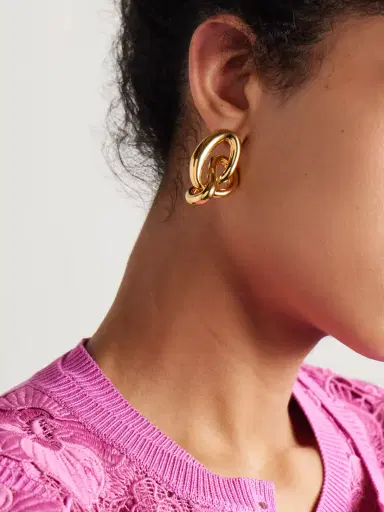 Oscar de la Renta tone Earrings | Thumbnail 2