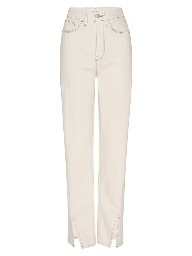 Good American Women's Good Boy Straight Jeans - Pearl