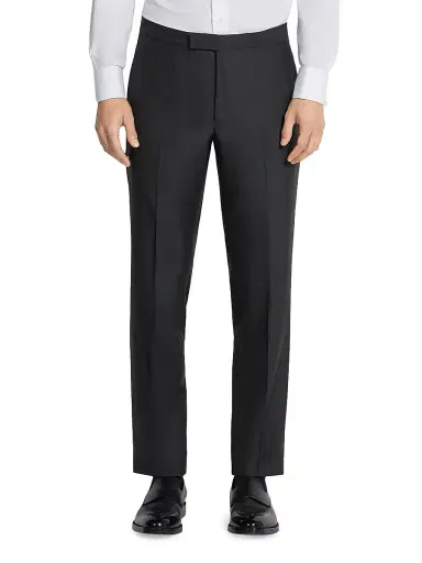 Zegna Men's Trofeo 600 Tailoring Evening Suit - Black - Size 50 | Thumbnail 5