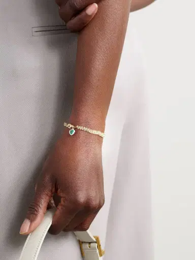 Kamyen 18-karat Yellow And White Gold, Diamond And Emerald Bracelet | Thumbnail 2 Kamyen 18-karat Yellow And White Gold, Diamond And Emerald Bracelet | Thumbnail 2