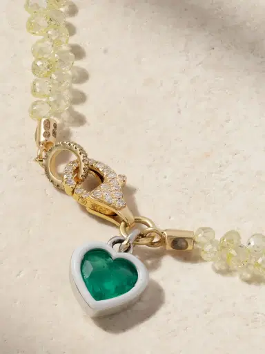 Kamyen 18-karat Yellow And White Gold, Diamond And Emerald Bracelet | Thumbnail 3 Kamyen 18-karat Yellow And White Gold, Diamond And Emerald Bracelet | Thumbnail 3
