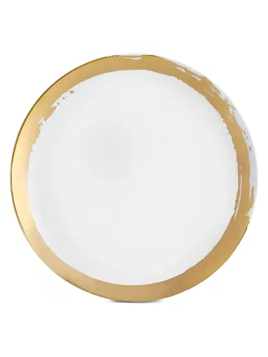 L'Objet Zen 24K Gold & Porcelain Dessert Plate | Thumbnail 1