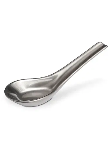 L'Objet Chinese Soup Spoon - Platinum | Thumbnail 1 L'Objet Chinese Soup Spoon - Platinum | Thumbnail 1