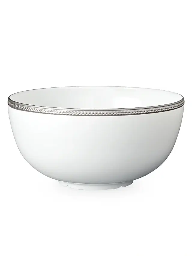 Soie Tressée Bowl - Platinum