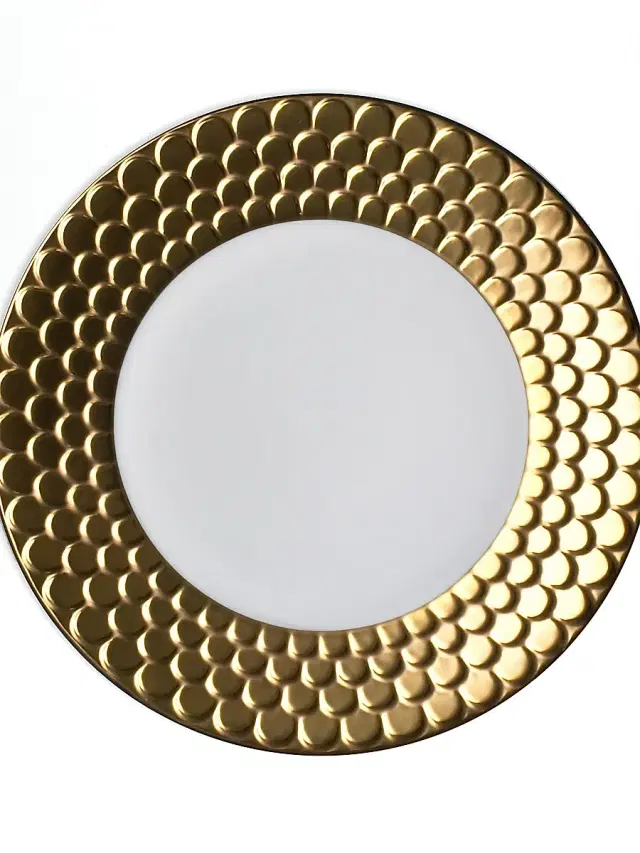 Aegean Gold Dessert Plate