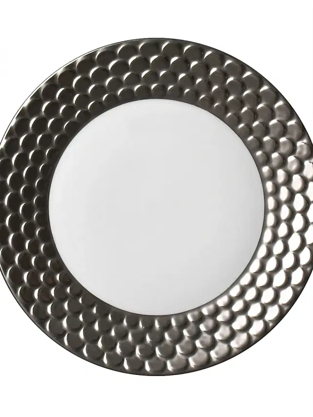 Aegean Platinum Bread Plate