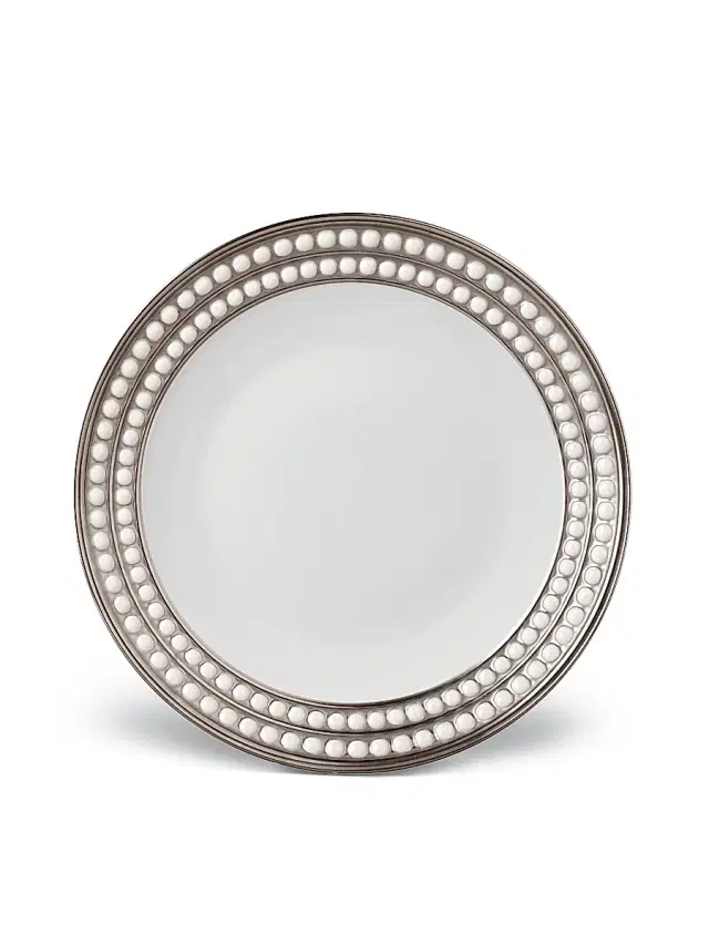 Perlee Pocelain and Platinum Dessert Plate