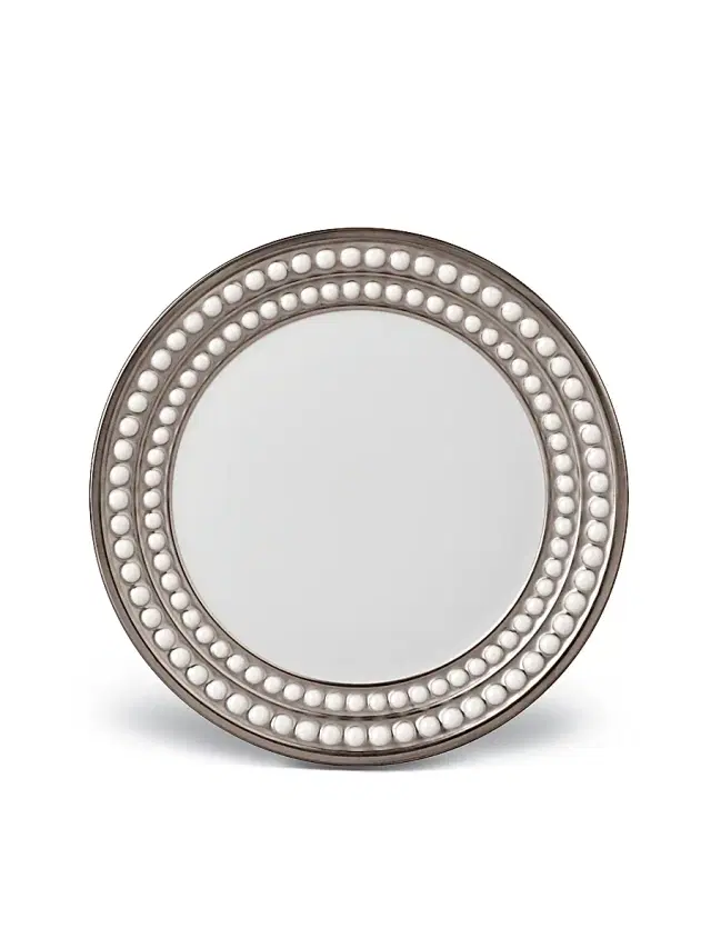 Perlee Porcelain/Platinum Bread Plate