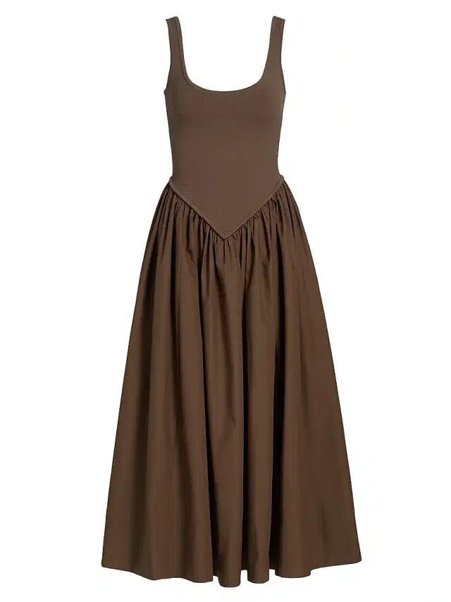 Ronny Kobo Women's Verda Knit Midi-Dress - Chocolate