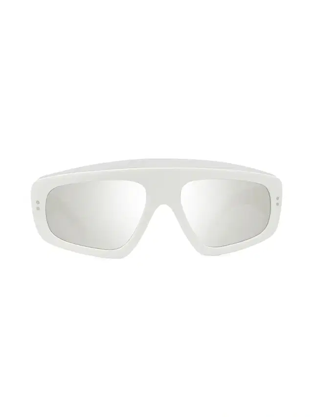 Men's Curved Smoke 61MM Sunglasses