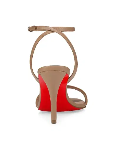 Christian Louboutin Women's Miss Z 80MM Leather Sandals - Blush - Size 12 | Thumbnail 3 Christian Louboutin Women's Miss Z 80MM Leather Sandals - Blush - Size 12 | Thumbnail 3