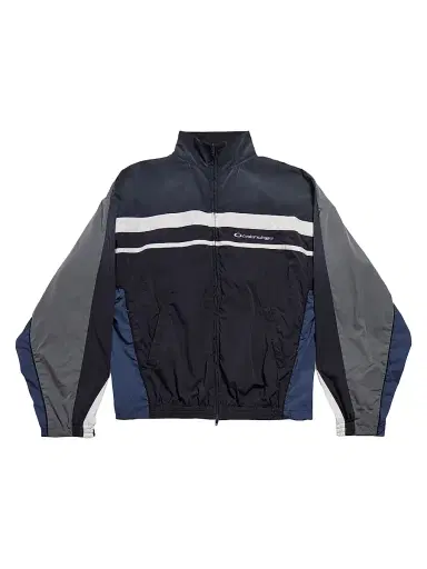 Balenciaga Men's 50/50 Tracksuit Jacket - Black Faded - Size 40 | Thumbnail 1