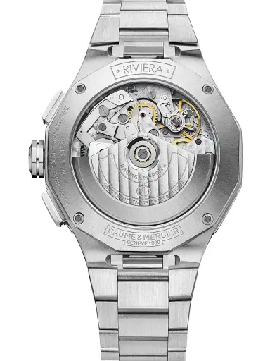 Baume & Mercier Men's Riviera Black Stainless Steel Watch/41MM - Stainless Steel | Thumbnail 3 Baume & Mercier Men's Riviera Black Stainless Steel Watch/41MM - Stainless Steel | Thumbnail 3