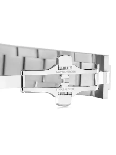 Baume & Mercier Men's Riviera White Stainless Steel Watch/41MM - Stainless Steel | Thumbnail 3 Baume & Mercier Men's Riviera White Stainless Steel Watch/41MM - Stainless Steel | Thumbnail 3